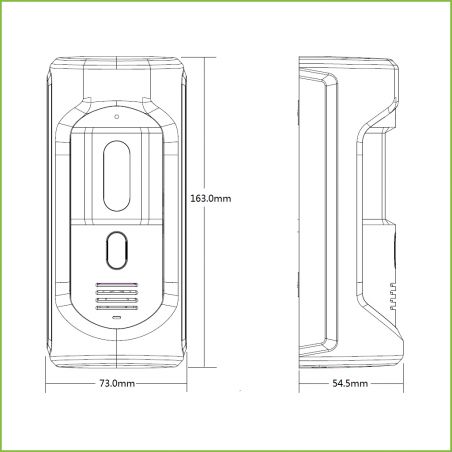 Dahua Vto E P S Outdoor Ip Video Door Station With Mp Poe