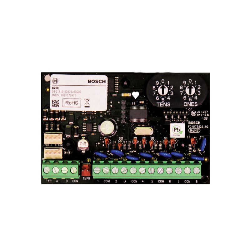 Bosch 8 zone input module DC Black Wired