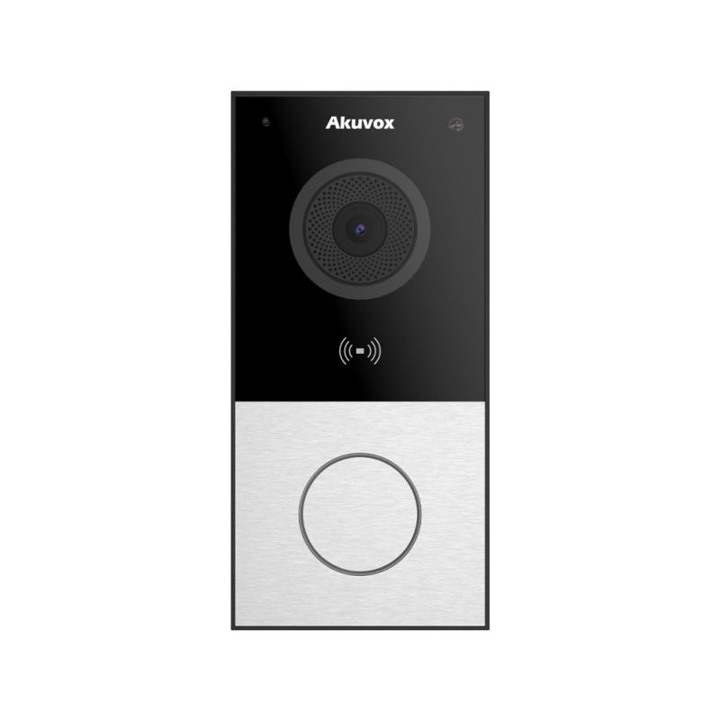 Akuvox E12S Platine de rue vidéo Akuvox IP. 1 bouton d'appel