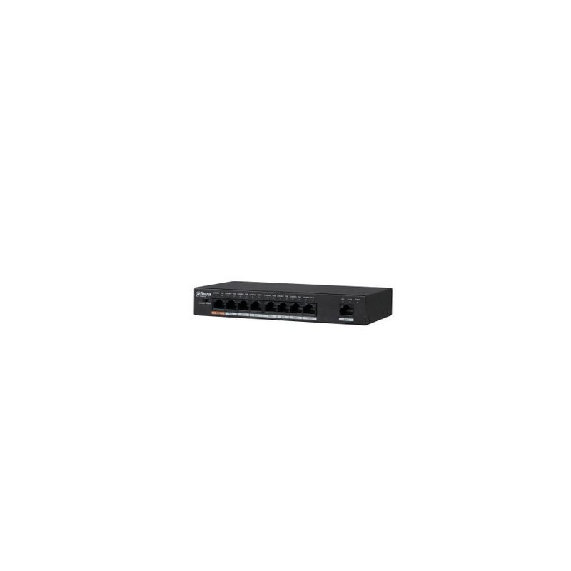 DAHUA - DH-PFS3009-8ET1GT-96-V2 - SWITCH HI-POE 8 PORTS 10/100…