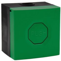 STI WSS3 3G04 STI. WSS3 push button. Green casing, green button