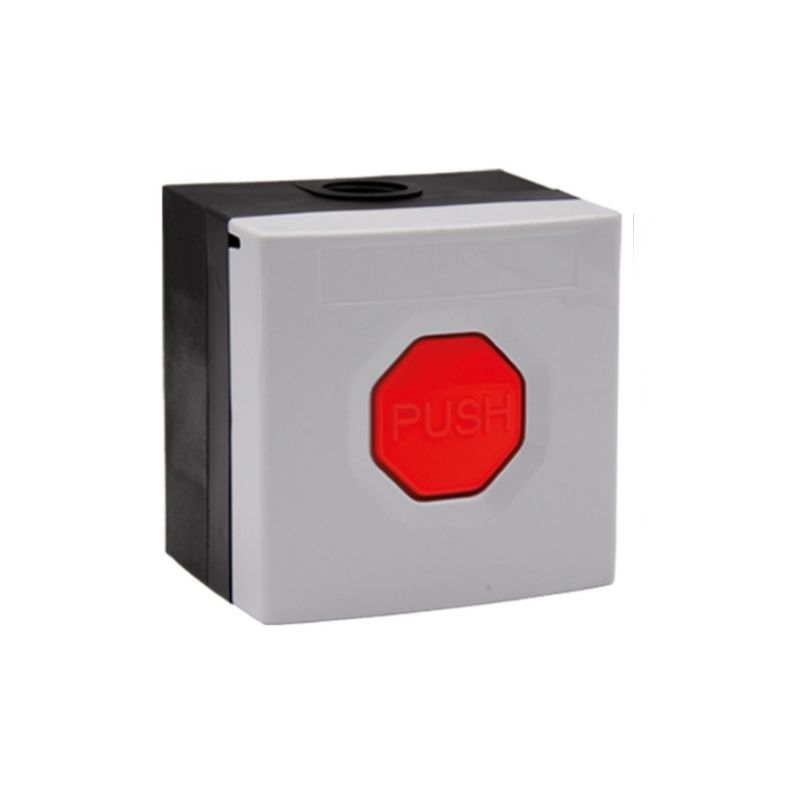 STI WSS3 7R04 STI. WSS3 push button. White casing, red button