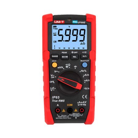 Uni-Trend UT191E - Industrial True RMS Digital Multimeter, IP65 and 2 m…