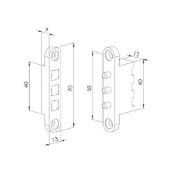 Fermax 2922 CONTACTS DE PORTE 3C (TRIPLES)