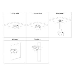 Dahua IPC-HDBW1230DE-SW Domo IP H265 2M DN dWDR IR30m 2.8mm IK10…