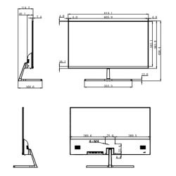 Dahua LM27-B200S 27" Monitor Dahua for Security 24/7 LED…