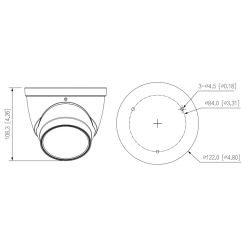 Dahua IPC-HDW2441T-ZS Domo IP H265 4M DN WDR 3DNR Starlight…