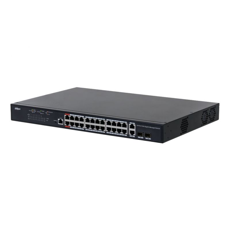 Dahua PFS4226-24GT-230 Switch PoE 2.0 24 puertos 10/100/1000 + 2…