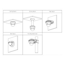 Dahua IPC-HDBW5442H-ZHE-S3 Dôme IP H265 4M WDR140dB Deeplight…