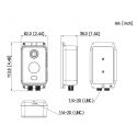 Dahua TPC-KF2241-TB2F2-S3 Câmera termográfica DUAL IP compacta…