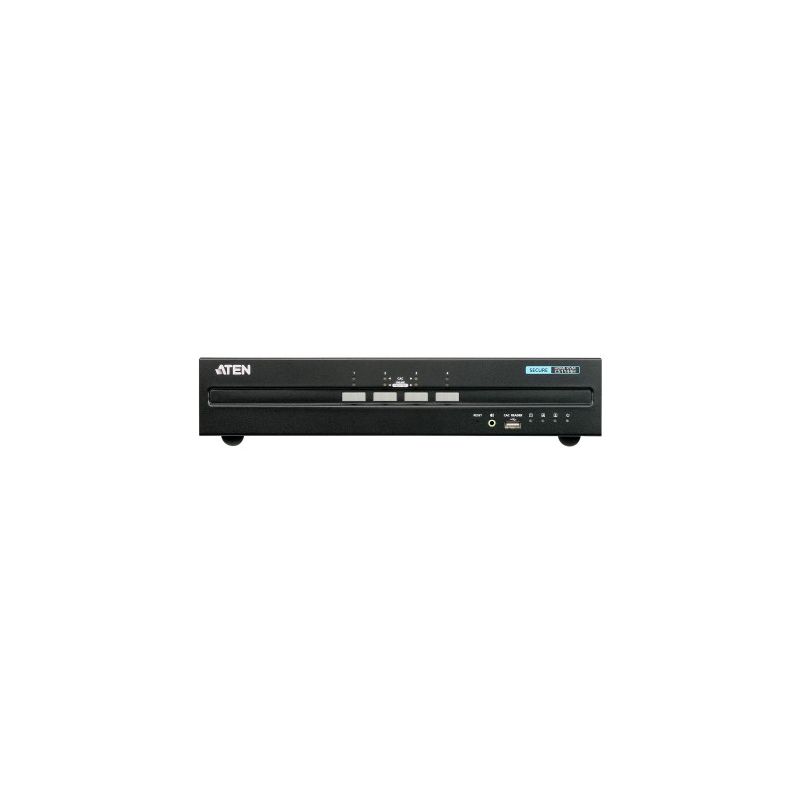 ATEN CS1144H-AT-G El switch KVM seguro PSS PP v3.0 de ATEN (CS1144H) se ha diseñado…