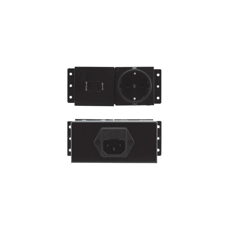 KRAMER 91-000133 TBUS power sockets are available in single, dual and country-specific modules.