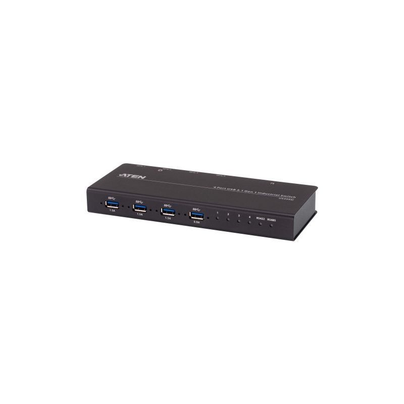 ATEN US3344I-AT The US3344I is a 4-port USB3.1 Gen1 industrial switch that allows 4 computers to…