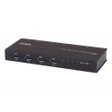 ATEN US3344I-AT The US3344I is a 4-port USB3.1 Gen1 industrial switch that allows 4 computers to…