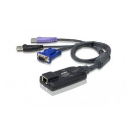 ATEN KA7177-AX Le câble adaptateur KVM KA7177 se connecte aux ports USB et de carte graphique de…