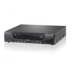 ATEN KN8164V-AX-G Switch KVM sobre IP de 64 portas e 9 barramentos com suporte para áudio e mídia…