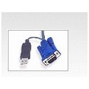 ATEN 2L-5203UP Attention 2L5203UP. Cable length: 3 m, Video port type: VGA, Product colour: Black