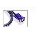 ATEN 2L-5202U Attention AT-2L5202U. Cable length: 1.8 m, Video port type: VGA, Product colour: Black