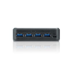 ATEN US434-AT El ATEN US434 es un dispositivo para compartir periféricos con 4 puertos USB 3.2…