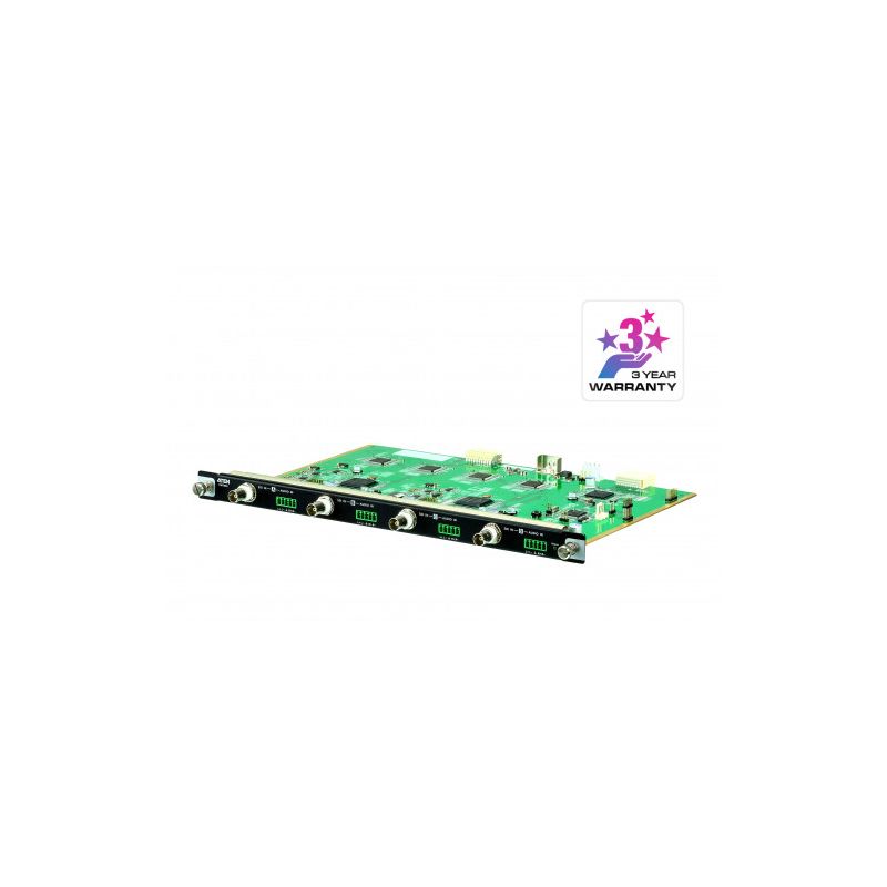 ATEN VM7404-AT The VM7404 4-Port 3G-SDI Input Card offers a simple way to route 4 SDI audio and…