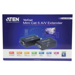 ATEN VE022-AT-G Características\n- Utiliza un cable de Cat