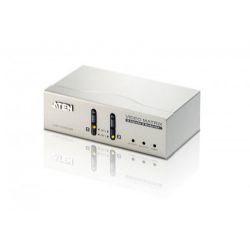 ATEN VS0202-AT-G Features \n- Each of the 2 video outputs can be switched between source 1 and 2…