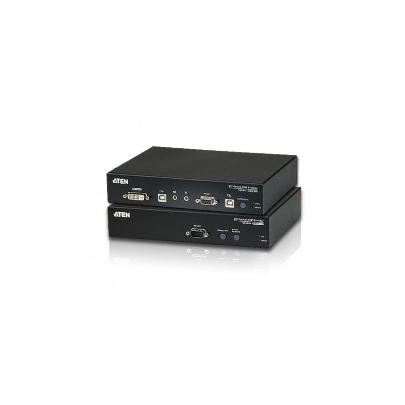 ATEN CE690-AT-G El CE690 es un sistema de extensión KVM DVI que supera las restricciones de…