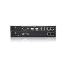 ATEN CE604-AT-G El CE604 es un extensor KVM para dispositivos de entrada USB y dos pantallas DVI…