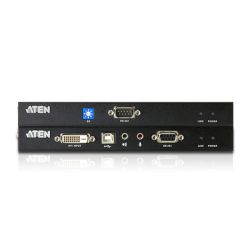 ATEN CE600-AT-G The CE600 is a KVM extension for USB and DVI graphics consoles with RS-232 serial…