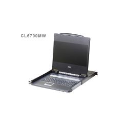 ATEN CL6700MW-ATA-XG La CL6700 incorpora un panel LCD con retroiluminación LED de 17,3" (CL6700MW)…