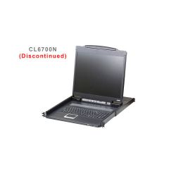 ATEN CL6700MW-ATA-XG La CL6700 incorpora un panel LCD con retroiluminación LED de 17,3" (CL6700MW)…