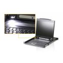 ATEN CL3000N-ATA-XG The CL3000 lightweight PS/2-USB console with LCD display is an LCD KVM console…