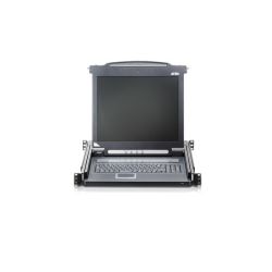 ATEN CL1000N-ATA-XG El CL1000 es una consola KVM LCD que realiza las funciones de interfaz de…