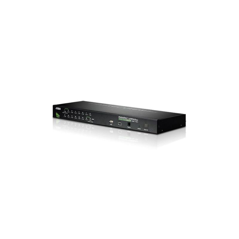 ATEN CS1716A-AT-G The CS1716A KVM Switch is a control unit that allows access to multiple computers…