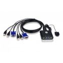 ATEN CS22U-AT SUSTITUTO: MODELO CS62USConmutador KVM de tipo USB de 2 puertos con interfaz VGA\nEl…