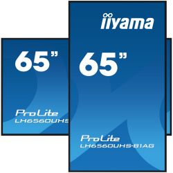 IIYAMA LH6560UHS-B1AG iiyama PROLITE. Conception du produit : Tableau de chevalet numérique