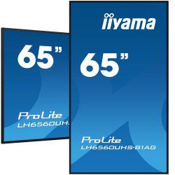 IIYAMA LH6560UHS-B1AG iiyama PROLITE. Conception du produit : Tableau de chevalet numérique