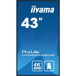 IIYAMA LH4360UHS-B1AG iiyama PROLITE. Design do produto: Quadro de cavalete digital