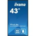 IIYAMA LH4360UHS-B1AG iiyama PROLITE. Design do produto: Quadro de cavalete digital