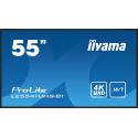 IIYAMA LE5541UHS-B1 Installed in a slim bezel, the iiyama LE5541UHS is a professional digital…