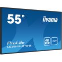 IIYAMA LE5541UHS-B1 Instalada en un bisel delgado, la iiyama LE5541UHS es una pantalla de…