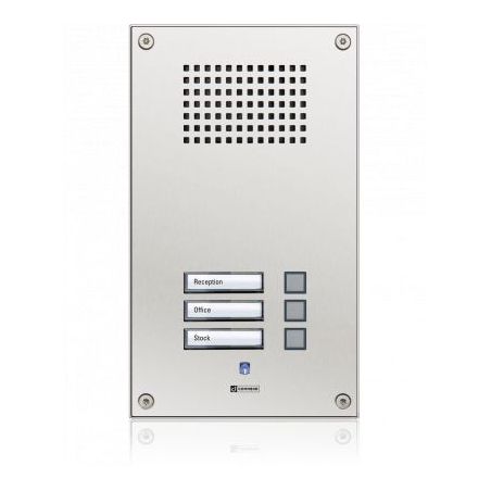 COMMEND C-SIP-WS203V COMMEND Station murale SIP anti-vandalisme avec trois boutons d'appel et 3…