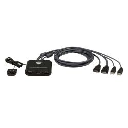 ATEN CS22HF-AT ATEN 2-port FHD HDMI USB KVM Switch in cable format