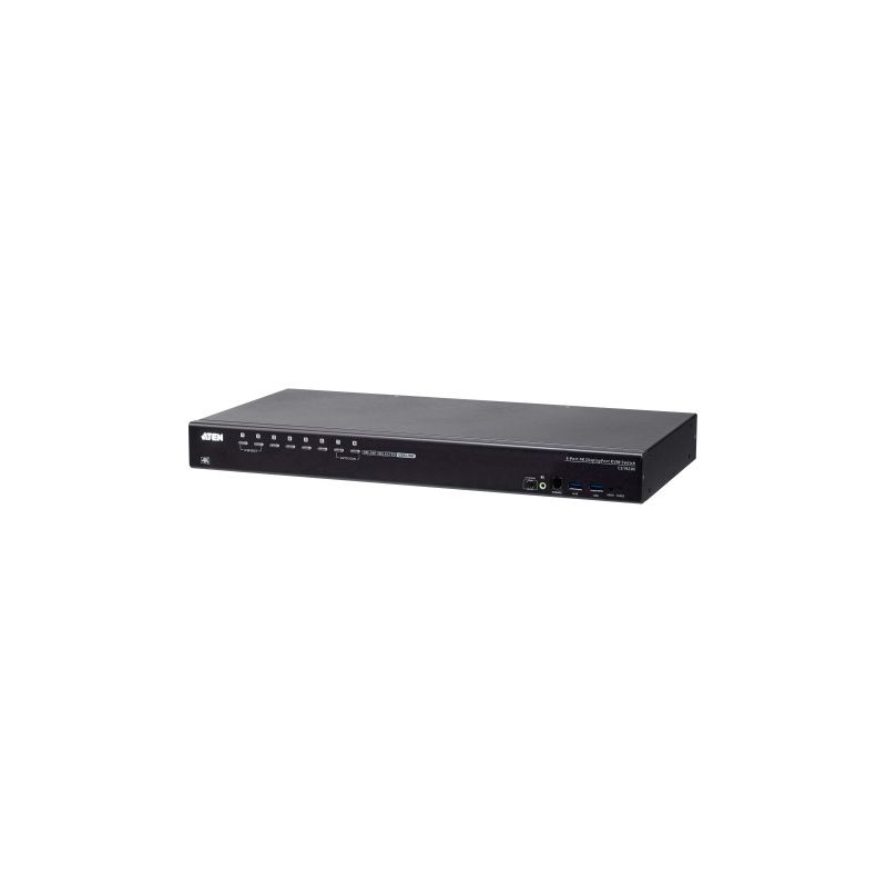 ATEN CS19208-AT-G El switch KVM USB 3.0 4K DisplayPort de 8 puertos CS19208 de ATEN permite acceder…