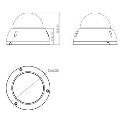 Dahua SD22404DB-GNY Domo IP PTZ 4M DN dWDR Starlight 4X 3D IP66…