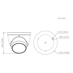 Dahua IPC-HDW2241T-ZS Dôme IP H265 2M DN WDR 3DNR Starlight…