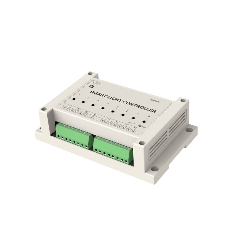 Milesight MS-WS558-868M -  Controlador de luces IoT LoRaWAN, Hasta 8 circuitos…