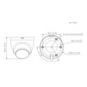 Dahua IPC-HDW2441T-S-0280B Dôme IP H265 4M DN WDR 3DNR…