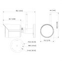 Dahua IPC-HFW1230DS-SAW Tubulaire IP H265 2M DN dWDR 3DNR IR30m…