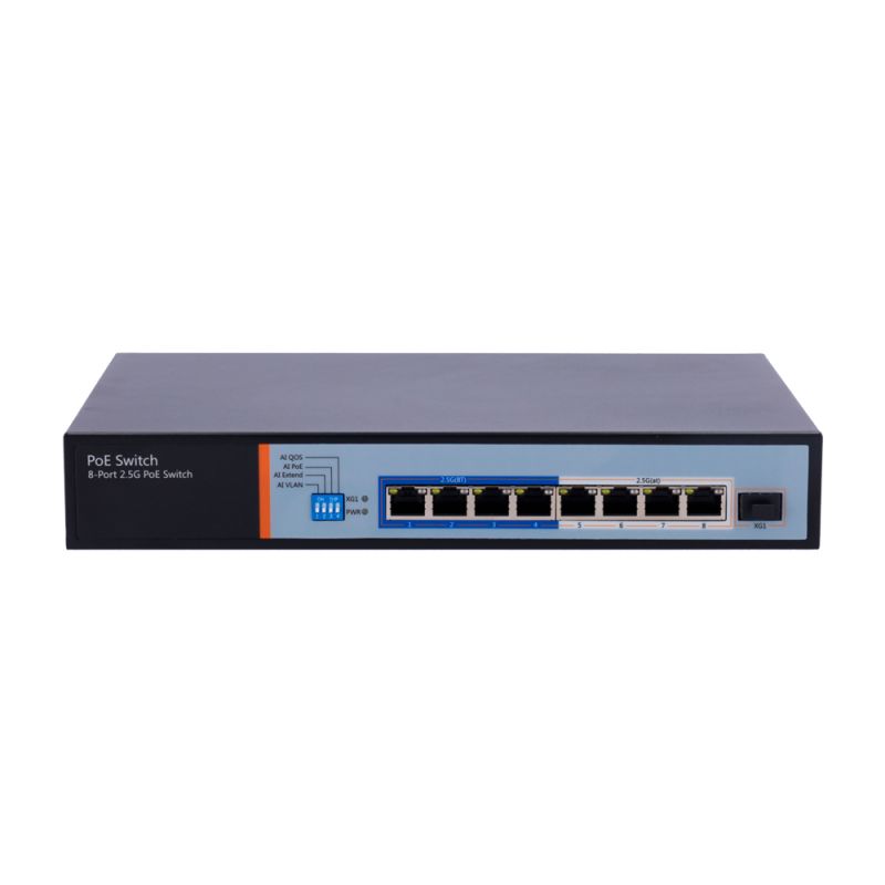 SW98HIPOE-2AZXF-150 - Switch Hi-PoE, 8 puertos PoE + 1 Uplink SFP 10G ,…